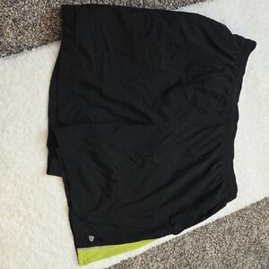 New Balance Black Shorts with Lime Detail